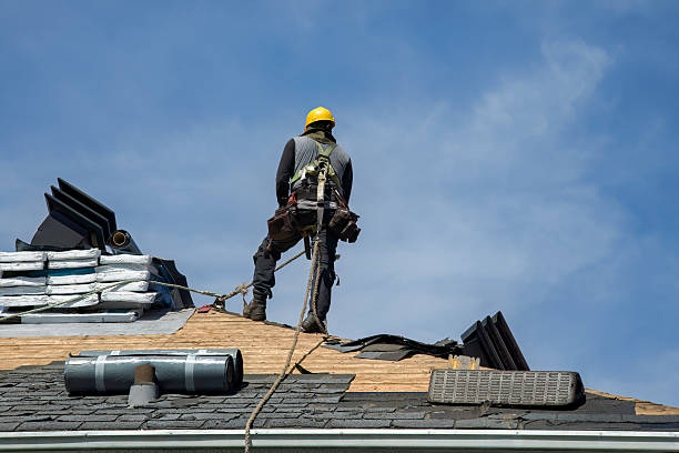Professional Roof Replacement technician working in Selma, IN